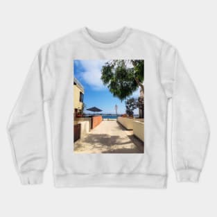 San Diego Mission Beach alleyway Crewneck Sweatshirt